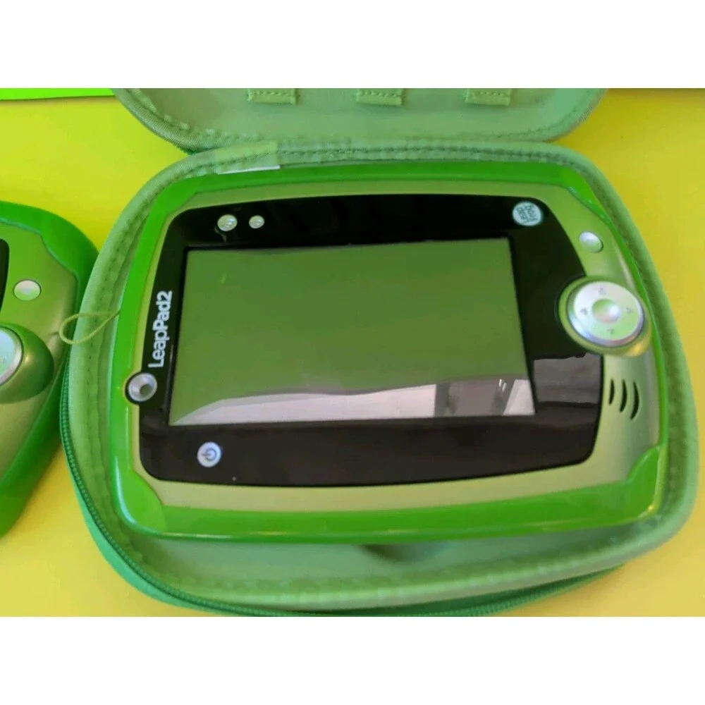 2 LeapFrog LeapPad 2 Explorer Tablet Green Learning System W/ Stylus